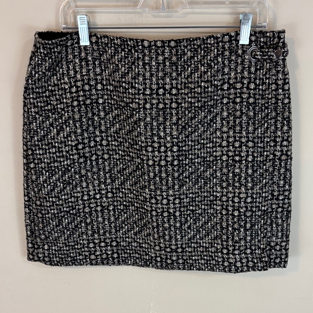 Banana Republic Factory Tweed Wool Blend Skirt Size 14 NWT